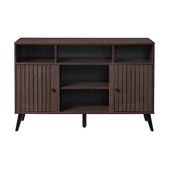 47.25 in Wood TV Stand with 2 Storage Cabinets Fits TV's up to 55 in