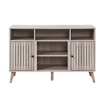 47.25 in Wood TV Stand with 2 Storage Cabinets Fits TV's up to 55 in