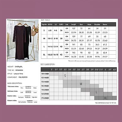 Women's Square Neck Long Sleeve Knit Maxi Dress Elegant Slim Cocktail Dresses