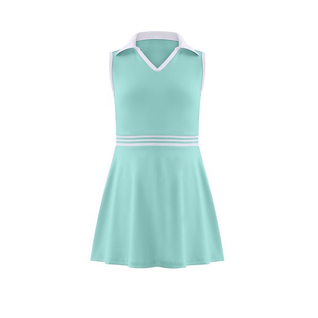 mint green tennis dress 4505 active halter neck tennis dress with under shorts in mint