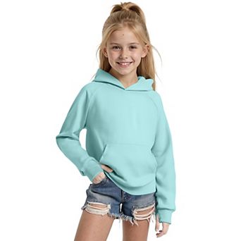 Girls Hoodie Sweatshirt Fall Lightweight Pullover Christmas Top with Thumb Hole