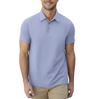 Men's Polo Shirts Short Sleeve Performance for Golf Tennis Casual Collared T-Shirt