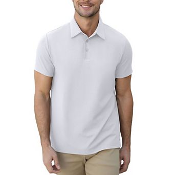 Men's Polo Shirts Short Sleeve Performance for Golf Tennis Casual Collared T-Shirt