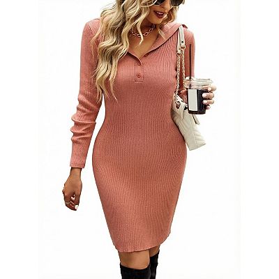bodycon everyday dress Pbfrdsj Womens Summer Maxi Dress Crewneck 1/4 Sleeve Bodycon Casual Sundress Striped Side Tie Knot Office Dress Multi-Color Available, Women's, Size:
