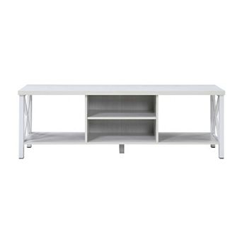 58.27 in Wood TV Stand with 4 Storage Shelves Fits TV's up to 65 in
