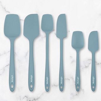 6 pc Silicone Spatula Set