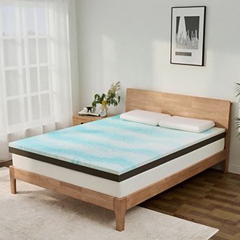 Opoiar Extra Firm 3-Inch Mattress Topper with Supportive Foam for Enhanced Comfort