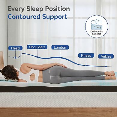 Opoiar Extra Firm 3-Inch Mattress Topper with Supportive Foam for Enhanced Comfort