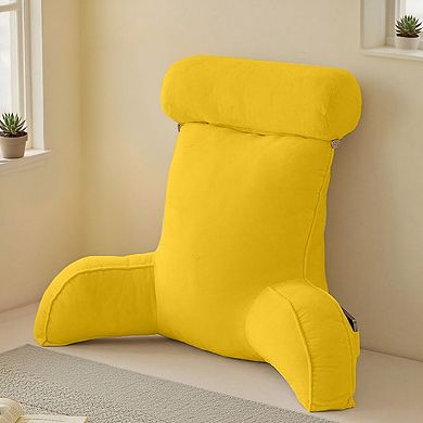 Sofa Bed Head Reading Pillow with Adjustable Loft and Natural Cotton Filling