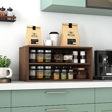 BONAUGURE 28-in. Stackable Modular Storage Cabinet & Organizer