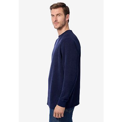 KingSize Men's Big & Tall Soft Waffle Crewneck