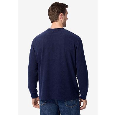 KingSize Men's Big & Tall Soft Waffle Crewneck