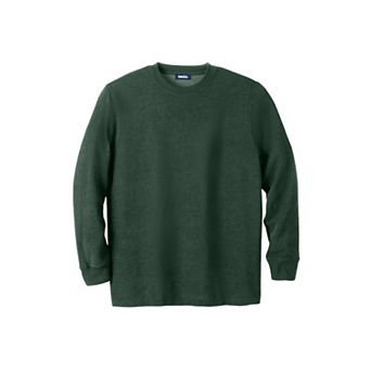 KingSize Men's Big & Tall Soft Waffle Crewneck