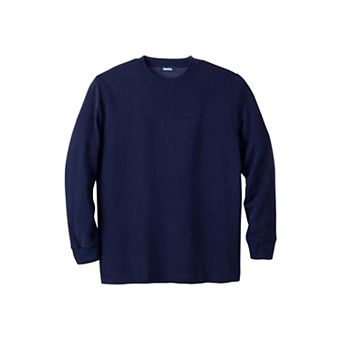 KingSize Men's Big & Tall Soft Waffle Crewneck