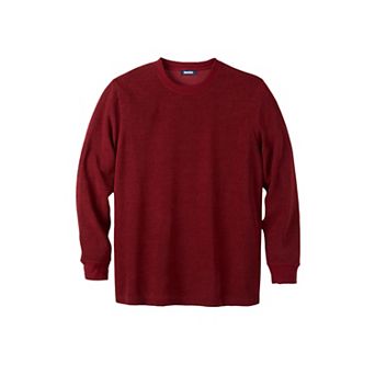 KingSize Men's Big & Tall Soft Waffle Crewneck