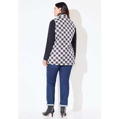 Catherines Women's Plus Size Quilted Puffer Vest