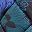 Blue Stencil Foliage
