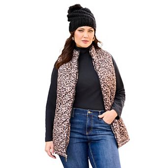 Catherines Women's Plus Size Quilted Puffer Vest