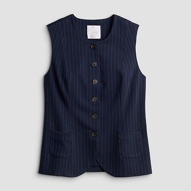 Women's LC Lauren Conrad Longline Crewneck Vest