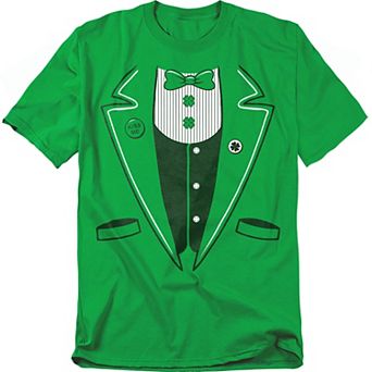 Big & Tall Lucky Green Suit Costume Graphic Tee