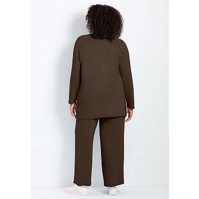 Avenue Women's Plus Size V-Neck Tunic Top