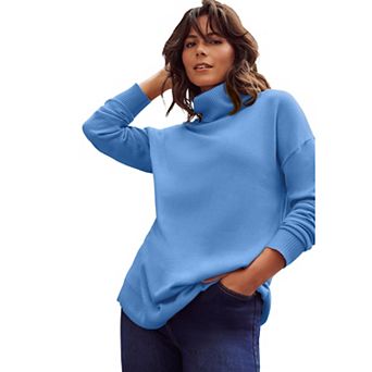 Avenue Women's Plus Size Turtleneck Tunic Sweater