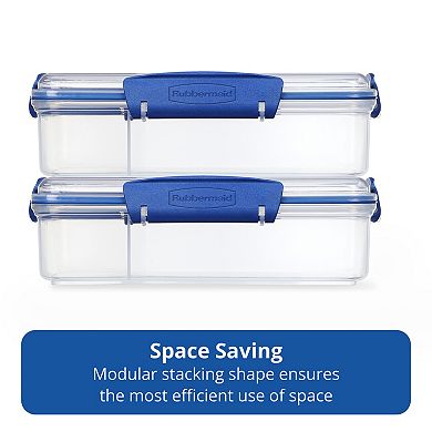 Rubbermaid Pack & Go Three-Compartment Meal Prep Container