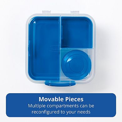 Rubbermaid Pack & Go 1.25 L Bento Cube Meal Prep Container