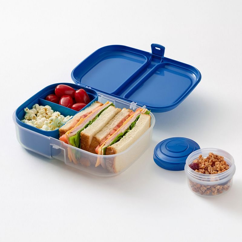 Rubbermaid Pack & Go 1.1 L Meal Prep Container, Blue