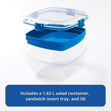 Rubbermaid Pack & Go 1.63 L Meal Prep Container