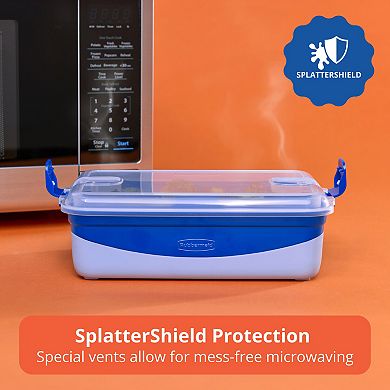 Rubbermaid Pack & Go 2.45 L Rectangle Microwaveable Container