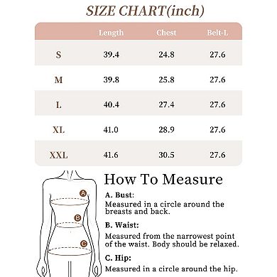 Women's Bath Wrap Towel Dress Terry Wrap Bathrobe Tie Spa Gym Shower Robe with Pockets