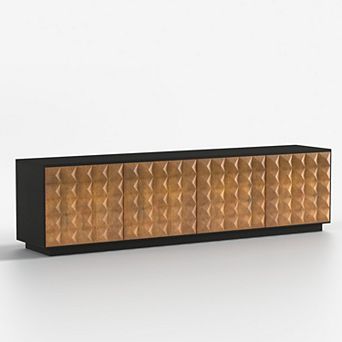 Modern 87" Extra-Long TV Stand for 75+ Inch TVs