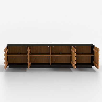 Modern 87" Extra-Long TV Stand for 75+ Inch TVs