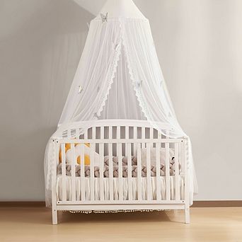 Chiffon Lace Canopy for Kids' Room - Transform into a Princess Palace