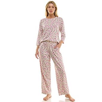 Women's Croft & Barrow® Cozy Luxe Pajama Top & Pajama Bottoms Set