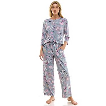 Women's Croft & Barrow® Cozy Luxe Pajama Top & Pajama Bottoms Set