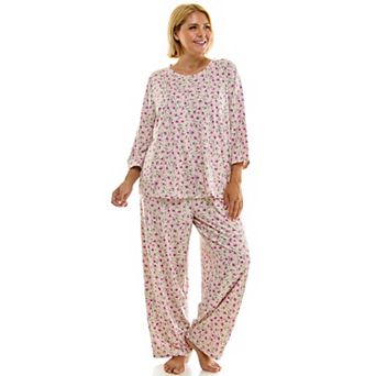 Plus Size Croft & Barrow® Cozy Luxe Pajama Top & Pajama Bottoms Set