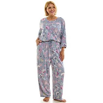 Plus Size Croft & Barrow® Cozy Luxe Pajama Top & Pajama Bottoms Set