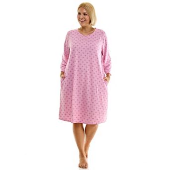 Plus Size Croft & Barrow® Cozy Luxe Sleepshirt with 3/4-Sleeves