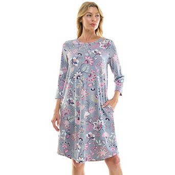 Women's Croft & Barrow® Cozy Luxe Sleepshirt with 3/4-Sleeves