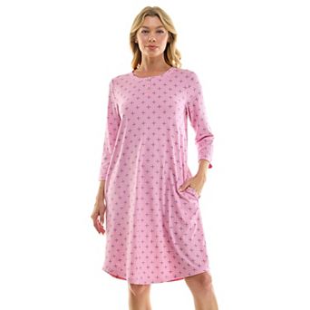 Women's Croft & Barrow® Cozy Luxe Sleepshirt with 3/4-Sleeves