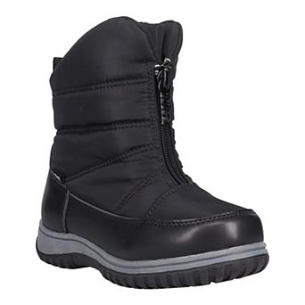 totes Boys Adakite Winter Boot Zip Ankle Insulated Snow Boots