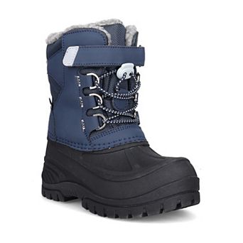 totes Bernard Little Kid Boys Lace-Up Insulated Waterproof Winter Boots