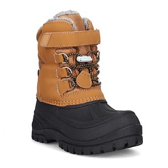 totes Bernard Little Kid Boys Lace-Up Insulated Waterproof Winter Boots