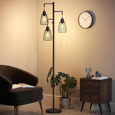 MINIMALIST FARMHOUSE STANDING TREE UPRIGHT LAMP