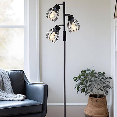 INDUSTRIAL UPRIGHT LAMP WITH ROTARY SWITCH