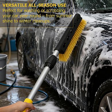 3037" Snow Brush & Ice Scraper, Scratch-Free Bristles