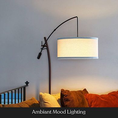 UPRIGHT LAMP WITH RETRACTABLE ARM