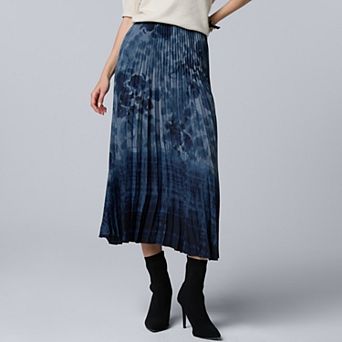 Women's Simply Vera Vera Wang Pleated Midi Skirt